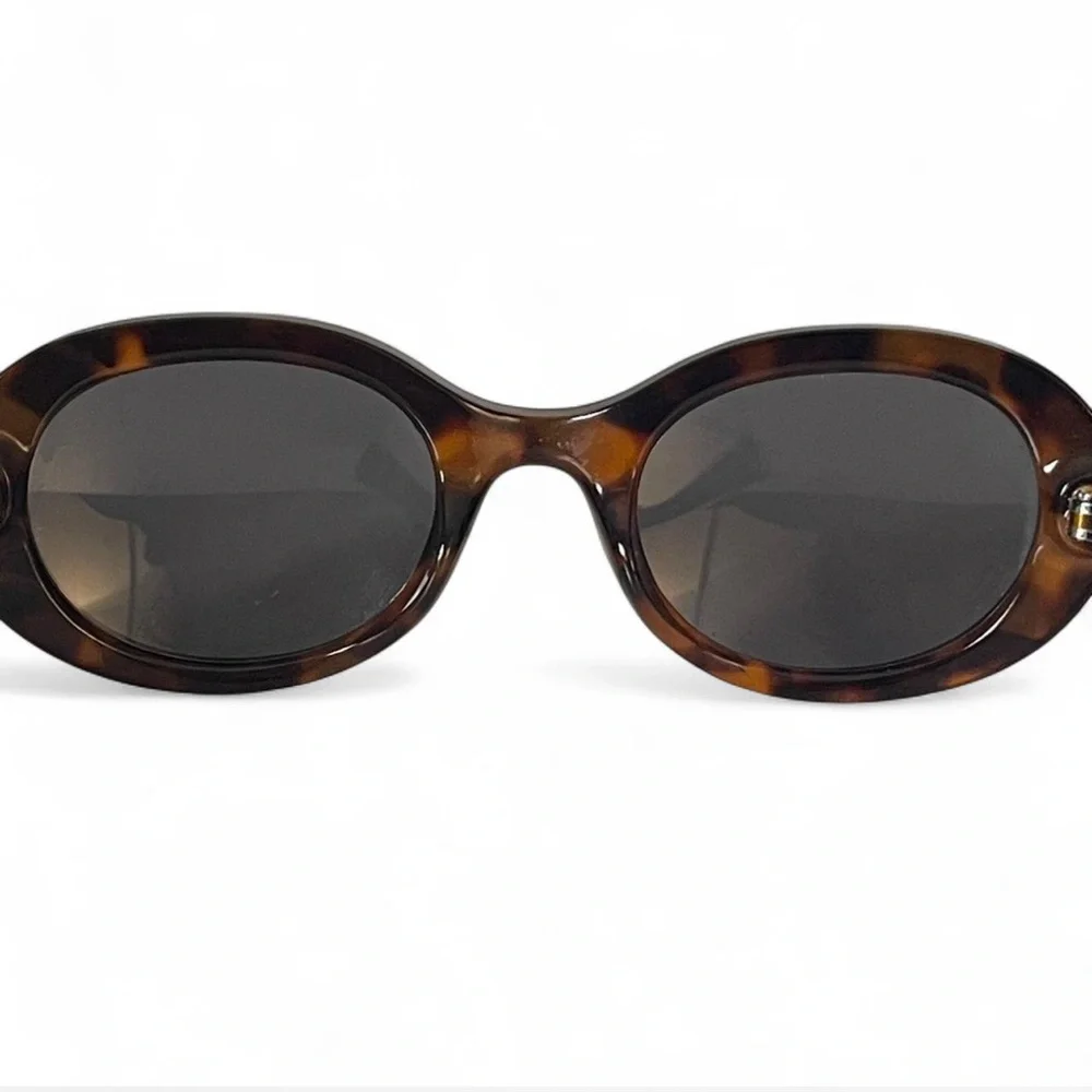 Target Lot of 2 Juniors Sunglasses Black Rectangular Shape & Brown Oval Shape